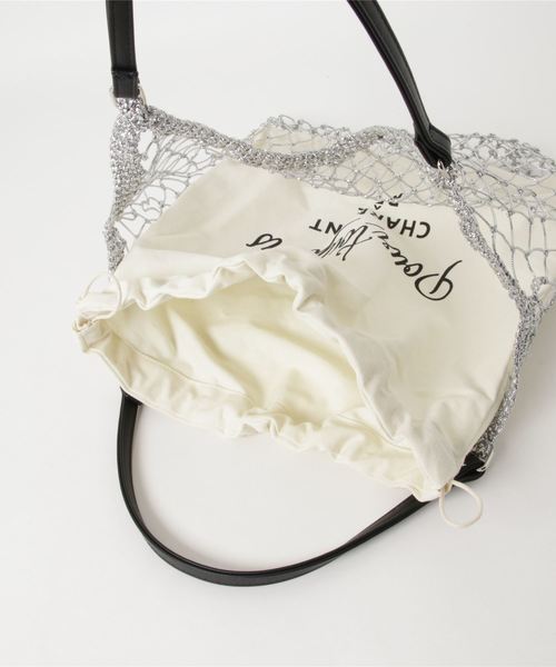 LOWRYS FARM(ローリーズファーム)の「FLハンドルメッシュトート 779557 (トートバッグ・レディース・ブラウン/シルバー/ブラック・FREE)」の9枚目の写真