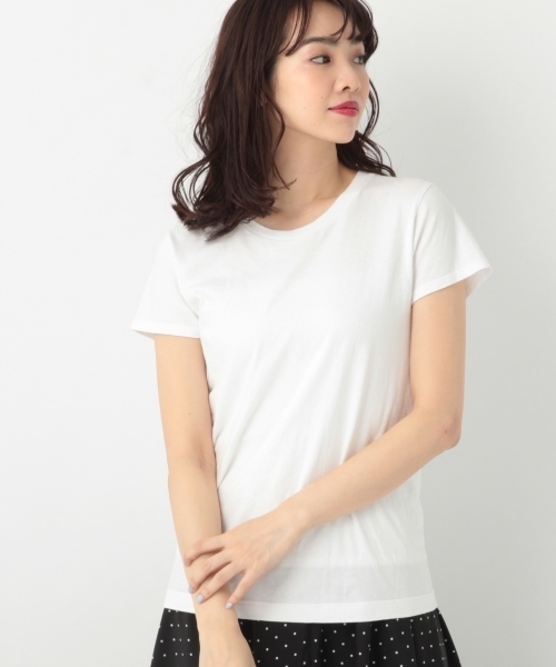 A part by(アパートバイ)の「Hanes/2パックTEE 774127(Tシャツ/カットソー・レディース・ホワイト・MEDIUM/LARGE)」の6枚目の写真