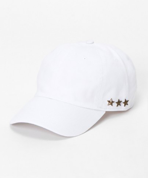 newhattan（ニューハッタン）の「newhattan スタースタッズキャップ（キャップ・レディース・プラム/ホワイト/ダークグレー/ピンク系その他/ライトブルー/ライトベージュ/ブラック・FREE）」の3枚目の写真