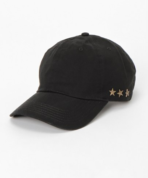 newhattan（ニューハッタン）の「newhattan スタースタッズキャップ（キャップ・レディース・プラム/ホワイト/ダークグレー/ピンク系その他/ライトブルー/ライトベージュ/ブラック・FREE）」の4枚目の写真