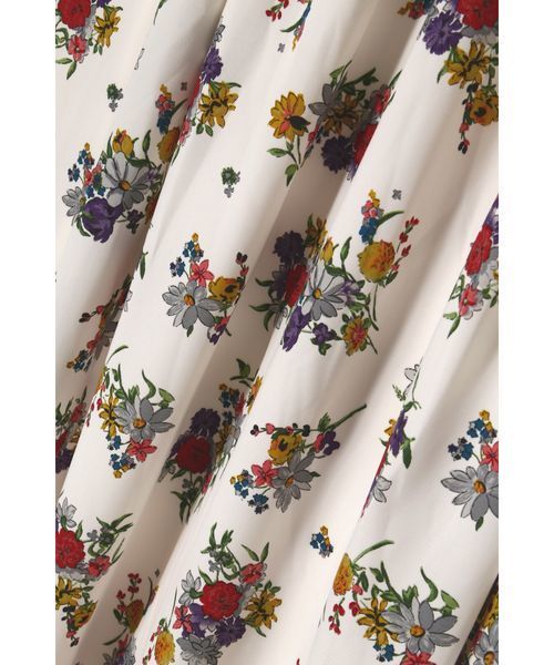 FREE'S MART（フリーズマート）の「ブーケフラワー柄ロングスカート（スカート・レディース・ホワイト系その他/ダークネイビー・FREE）」の12枚目の写真