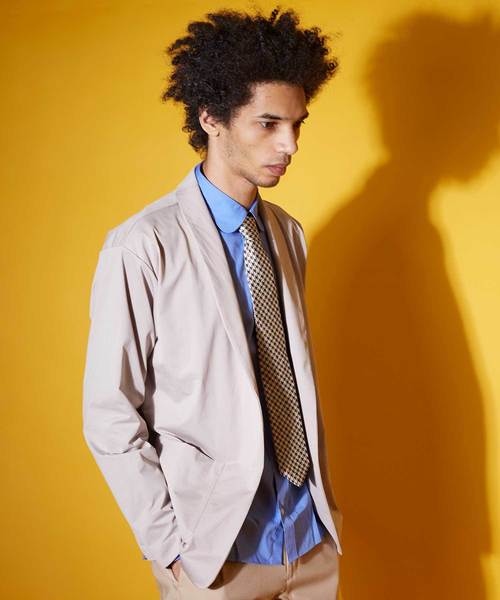 UNITED TOKYO（ユナイテッドトウキョウ）の「SOLOTEX（R）タフタジャージカーディガン（カーディガン/ボレロ・メンズ・ブラック/ベージュ/ネイビー・1/2/3）」の5枚目の写真