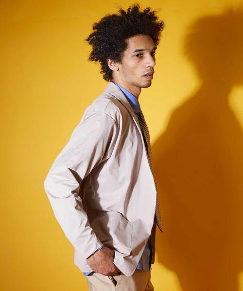 UNITED TOKYO（ユナイテッドトウキョウ）の「SOLOTEX（R）タフタジャージカーディガン（カーディガン/ボレロ・メンズ・ブラック/ベージュ/ネイビー・1/2/3）」の6枚目の写真