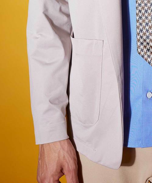 UNITED TOKYO（ユナイテッドトウキョウ）の「SOLOTEX（R）タフタジャージカーディガン（カーディガン/ボレロ・メンズ・ブラック/ベージュ/ネイビー・1/2/3）」の9枚目の写真