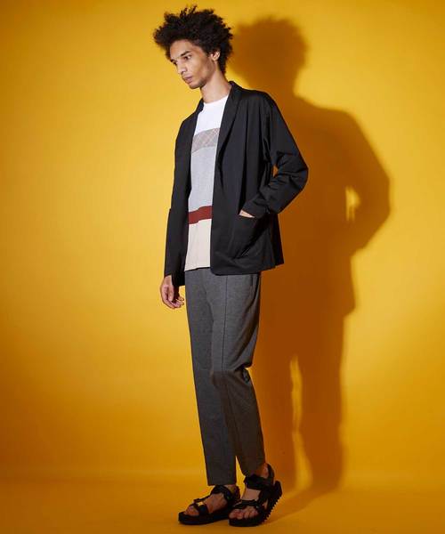 UNITED TOKYO（ユナイテッドトウキョウ）の「SOLOTEX（R）タフタジャージカーディガン（カーディガン/ボレロ・メンズ・ブラック/ベージュ/ネイビー・1/2/3）」の11枚目の写真