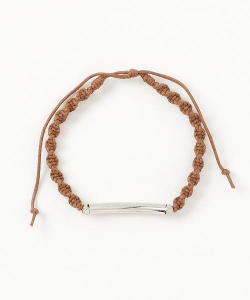 チャイハネ（チャイハネ）の「【チャイハネ】メタルチューブMEN'Sブレスレット（ブレスレット・メンズ・ブラック/ライトブラウン/ワイン・FREE）」の3枚目の写真