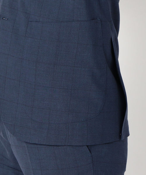 SHIPS（シップス）の「SD: 【セットアップ】ウォッシャブル ウィンドウペン ジャケット（テーラードジャケット・メンズ・ネイビー・42/44/46/48/50/52）」の8枚目の写真