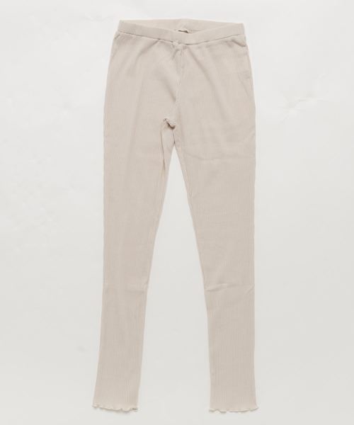 RAY CASSIN（レイカズン）の「ＹＩＬ　裾メロウリブレギンス（レギンス/スパッツ・レディース・ブラック/杢グレー/キナリ・FREE）」の15枚目の写真