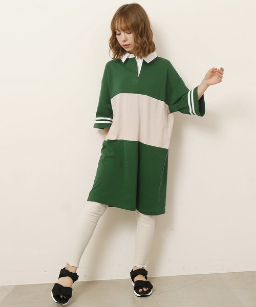 RAY CASSIN（レイカズン）の「ＹＩＬ　裾メロウリブレギンス（レギンス/スパッツ・レディース・ブラック/杢グレー/キナリ・FREE）」の6枚目の写真