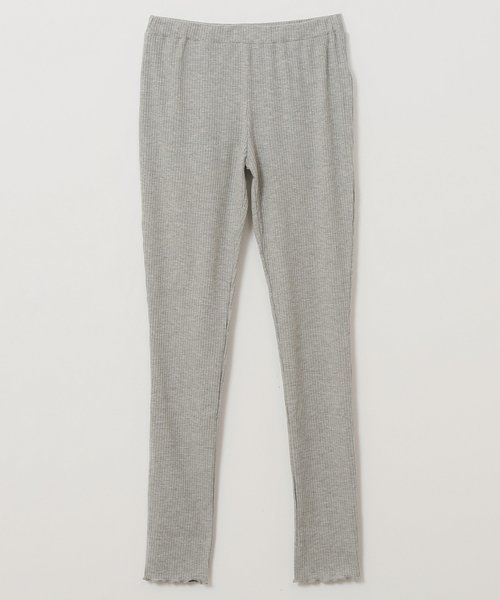 RAY CASSIN（レイカズン）の「ＹＩＬ　裾メロウリブレギンス（レギンス/スパッツ・レディース・ブラック/杢グレー/キナリ・FREE）」の18枚目の写真