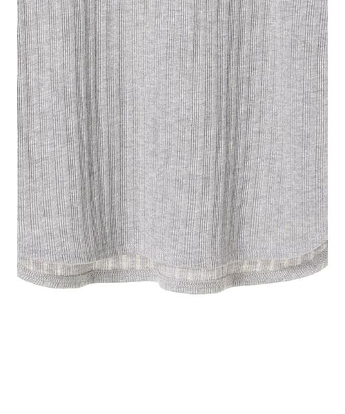 AMERICAN HOLIC（アメリカンホリック）の「変形リブボートネックプルオーバー（Tシャツ/カットソー・レディース・ブラック/ブラウン/オフホワイト/カーキ/マスタード/杢グレー・M/L）」の22枚目の写真