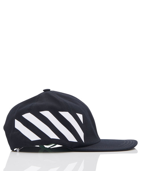 off white（オフホワイト）の「OFF-WHITE “DIAG”ベースボールキャップ（キャップ・メンズ・ブラック・FREE）」の5枚目の写真