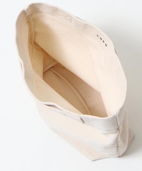 coen（コーエン）の「キャンバス×クリアトートバッグ(ビニールバッグ）（トートバッグ・レディース・ブラウン/ダークブラウン・FREE）」の15枚目の写真