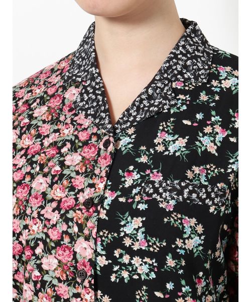 jouetie（ジュエティ）の「クレイジーパターンオーバーシャツ（シャツ/ブラウス・レディース・ブラック/レッド/ピンク・MEDIUM）」の8枚目の写真