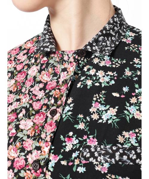 jouetie（ジュエティ）の「クレイジーパターンオーバーシャツ（シャツ/ブラウス・レディース・ブラック/レッド/ピンク・MEDIUM）」の13枚目の写真