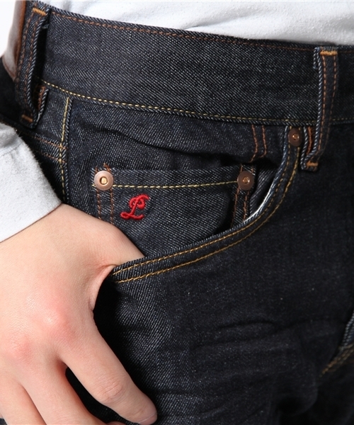 PLST（プラステ）の「Ｍen ソフトストレッチデニムパンツ（デニムパンツ・メンズ・ダークネイビー・30inch/32inch/28inch/34inch）」の2枚目の写真