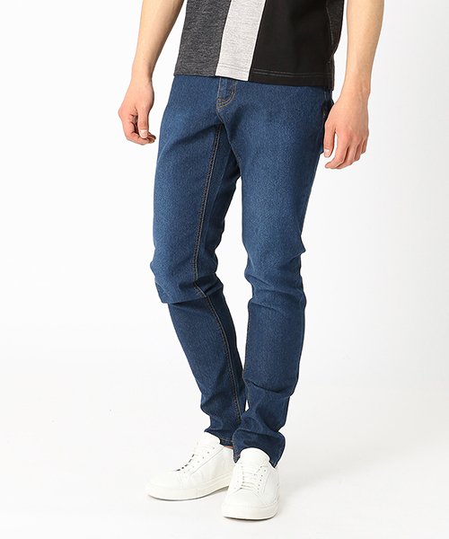 COMME CA ISM（コムサイズム）の「ストレッチ スキニー デニムパンツ（デニムパンツ・メンズ・ネイビー/ブルー・SMALL/MEDIUM/LARGE/X-LARGE）」の2枚目の写真