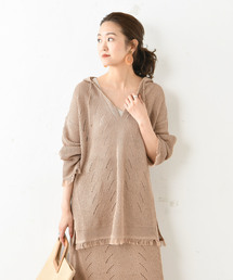 DouDou | ニットメキシカンパーカー(ニット/セーター)