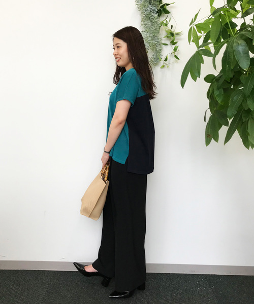 A/C DESIGN BY ALPHA CUBIC（エーシーデザインバイアルファキュービック）の「◇カタログ掲載◇バンブーハンドルトートバッグ（トートバッグ・レディース・ベージュ/オフホワイト/ブラック・フリー）」の8枚目の写真