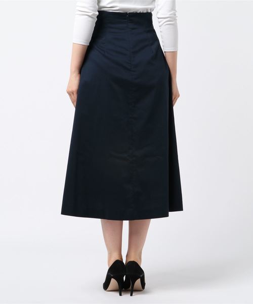 12Twelve Agenda(トゥエルブ アジェンダ)の「イレギュラータックフレアスカート(スカート・レディース・パープル/ネイビー/キャメル・S/M)」の8枚目の写真