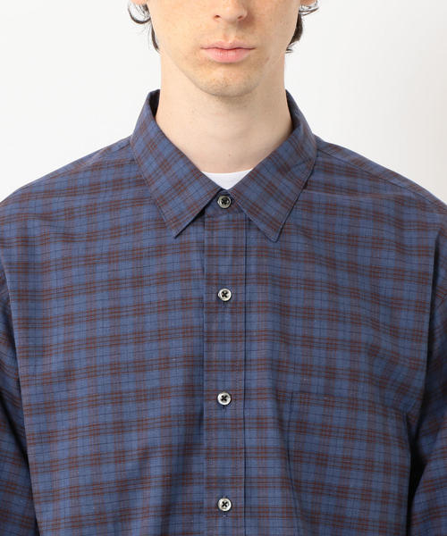 シャツ/ブラウス(長袖/七分) 21/ NEL CHECK REGULAR COLLAR SHIRT-NERD/ Steven Alan（スティーブンアラン）の「＜Steven Alan＞ 21/ NEL CHECK