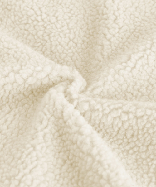 Chaco closet（チャコ クローゼット）の「ボアフリース×キルティング リバーシブルノーカラーロングコート（ノーカラーコート・レディース・ブラック/アイボリー/ライトオリーブ/ダークベージュ/テラコッタ・FREE）」の13枚目の写真