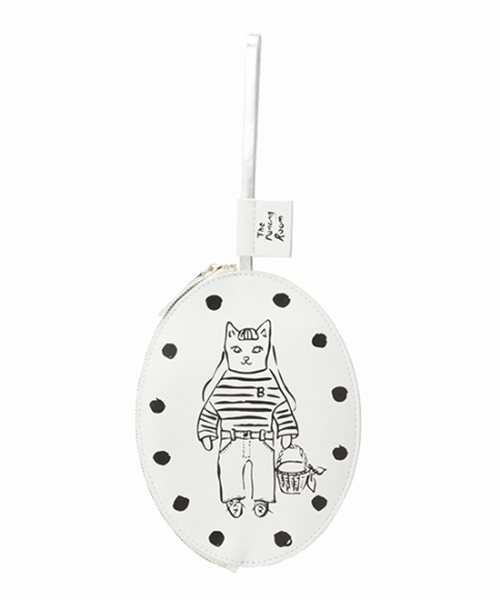 Casselini キャセリーニ の The Dancing Room ダンシングルーム キャットイラストポーチ ポーチ Wear