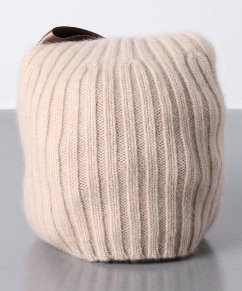 ★新品★アシーナニューヨーク　ニット帽　HEIDI　カシミヤ１００％　リボン Athena New York（アシーナニューヨーク）の「【別注】＜Athena