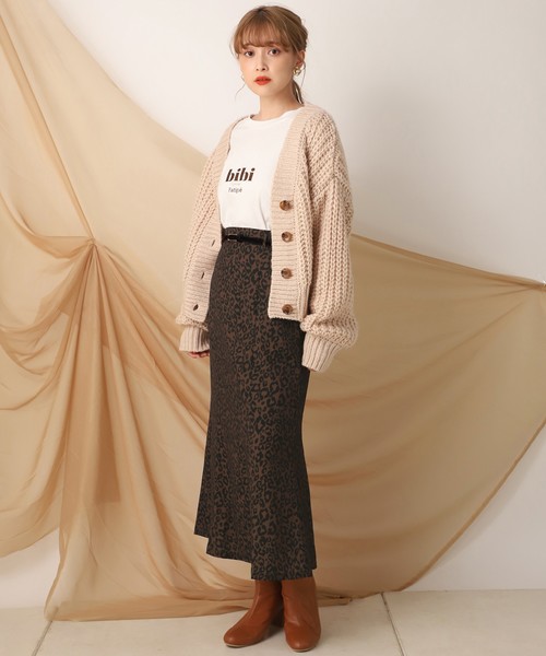 one after another NICE CLAUP(ワンアフターアナザーナイスクラップ)の「ロゴロンT(Tシャツ/カットソー・レディース・ブラウン/オフホワイト/ベージュ/アイボリー/ホワイト/ミント・FREE)」の18枚目の写真