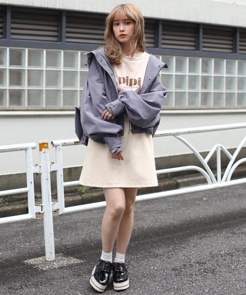 one after another NICE CLAUP(ワンアフターアナザーナイスクラップ)の「ロゴロンT(Tシャツ/カットソー・レディース・ブラウン/オフホワイト/ベージュ/アイボリー/ホワイト/ミント・FREE)」の13枚目の写真