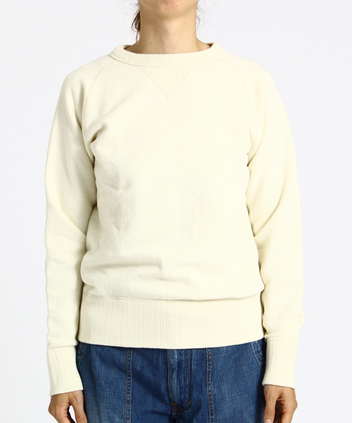 BEAMS BOY(ビームスボーイ)の「◎BEAMS BOY / 裏毛 フリーダム クルーネック スウェット(スウェット・レディース・ホワイト/ブラック・ONE SIZE)」の8枚目の写真