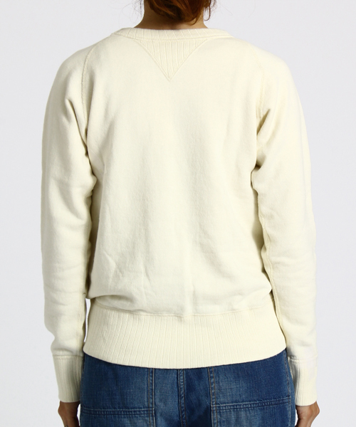 BEAMS BOY(ビームスボーイ)の「◎BEAMS BOY / 裏毛 フリーダム クルーネック スウェット(スウェット・レディース・ホワイト/ブラック・ONE SIZE)」の7枚目の写真