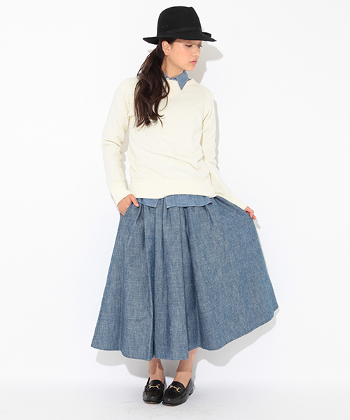 BEAMS BOY(ビームスボーイ)の「◎BEAMS BOY / 裏毛 フリーダム クルーネック スウェット(スウェット・レディース・ホワイト/ブラック・ONE SIZE)」の10枚目の写真