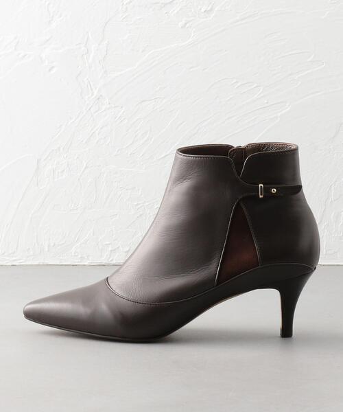 ODETTE E ODILE(オデットエオディール)の「OFD サイドメタルポイント ショートブーツ60↑(ブーツ・レディース・ダークグレー/ダークブラウン/ブラック・23cm/22.5cm/24.5cm/22cm/25cm/23.5cm/24cm)」の10枚目の写真