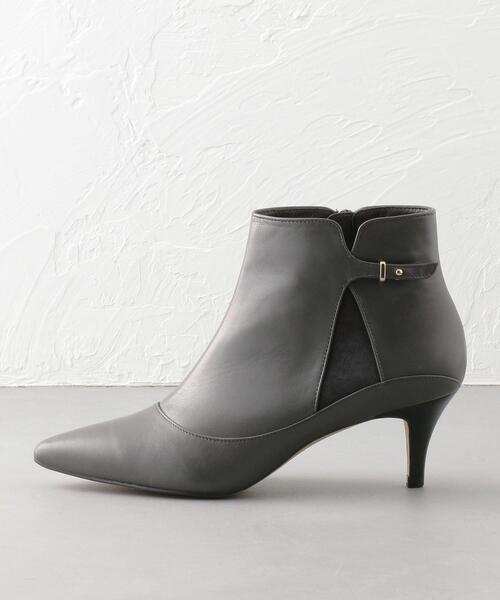 ODETTE E ODILE(オデットエオディール)の「OFD サイドメタルポイント ショートブーツ60↑(ブーツ・レディース・ダークグレー/ダークブラウン/ブラック・23cm/22.5cm/24.5cm/22cm/25cm/23.5cm/24cm)」の8枚目の写真