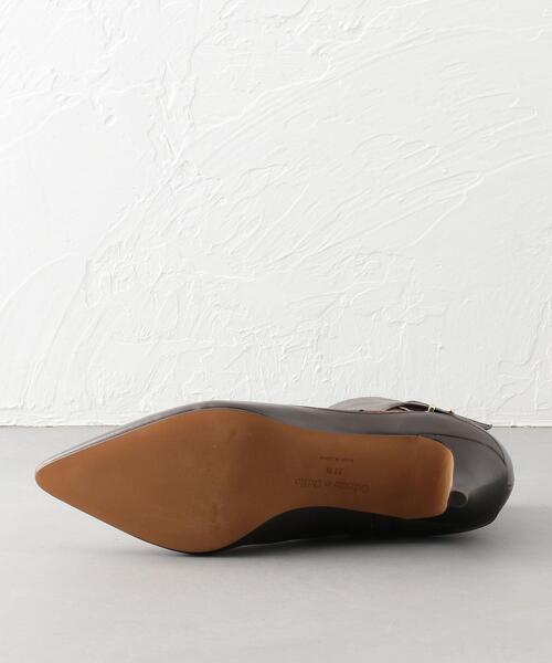 ODETTE E ODILE(オデットエオディール)の「OFD サイドメタルポイント ショートブーツ60↑(ブーツ・レディース・ダークグレー/ダークブラウン/ブラック・23cm/22.5cm/24.5cm/22cm/25cm/23.5cm/24cm)」の7枚目の写真