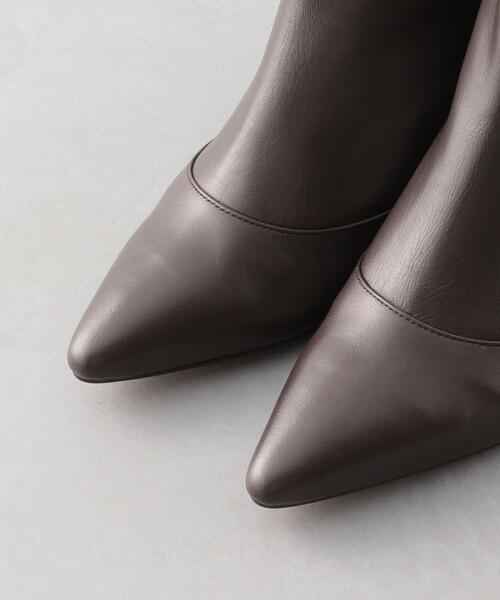 ODETTE E ODILE(オデットエオディール)の「OFD サイドメタルポイント ショートブーツ60↑(ブーツ・レディース・ダークグレー/ダークブラウン/ブラック・23cm/22.5cm/24.5cm/22cm/25cm/23.5cm/24cm)」の5枚目の写真
