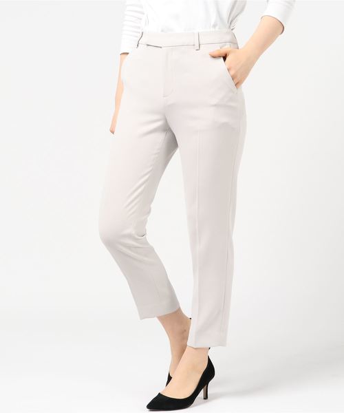 JETSET SOLO PLUS (ジェットセットソロプラス)の「ドライタッチダブルクロス テーパードパンツ(その他パンツ・レディース・ベージュ/ネイビー・38/36/40)」の10枚目の写真