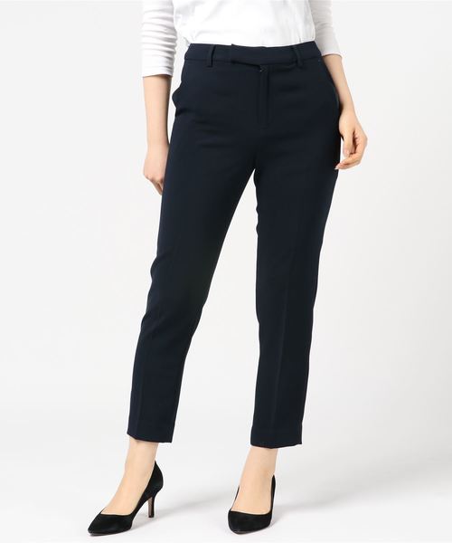 JETSET SOLO PLUS (ジェットセットソロプラス)の「ドライタッチダブルクロス テーパードパンツ(その他パンツ・レディース・ベージュ/ネイビー・38/36/40)」の11枚目の写真