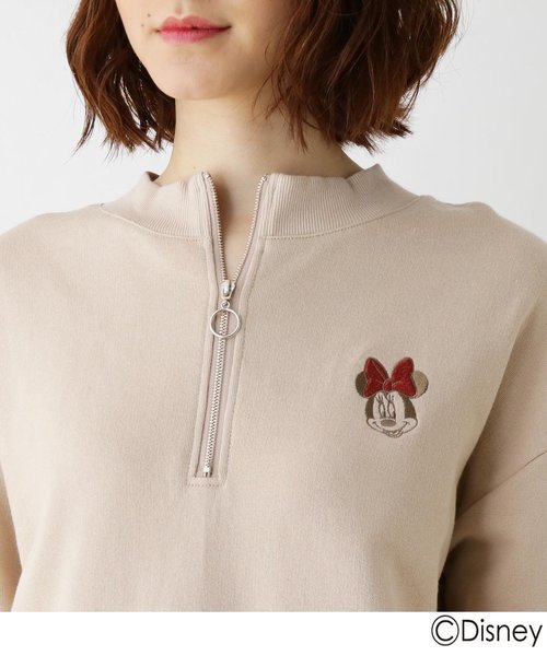Disney(ディズニー)の「◆ミニーマウス/ジップチュニック(チュニック・レディース・ライトベージュ/ガンメタ/ブルー・02/03)」の13枚目の写真