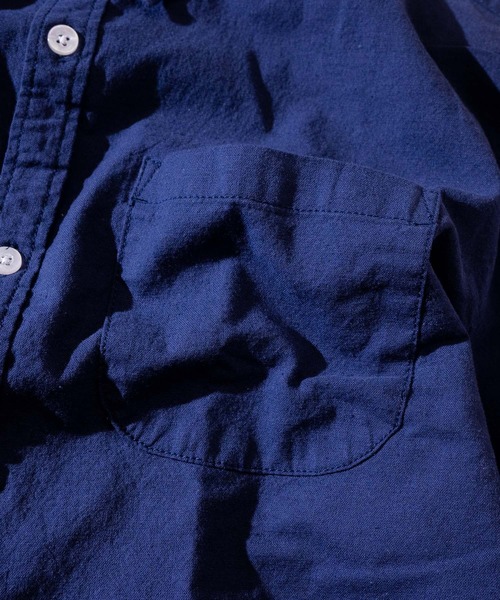 JOHN'S CLOSET(ジョンズクローゼット)の「【i】 綿麻ストレッチ七分袖シャツ(シャツ/ブラウス・メンズ・ブラック/ホワイト/カーキ/ネイビー/モカ・MEDIUM/X-LARGE/LARGE)」の8枚目の写真