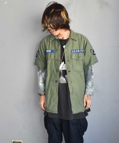 U.S. ARMY ミリタリージャケット 半袖 VINTAGE（ヴィンテージ）の「【ヴィンテージ古着】 U.S.AIR