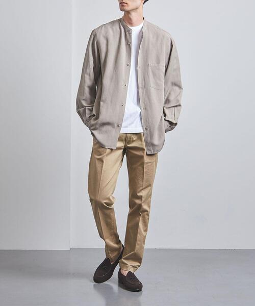 ユナイテッドアローズ　ソリッド　ナローバンドカラーシャツ UNITED ARROWS（ユナイテッドアローズ）の「＜UNITED ARROWS