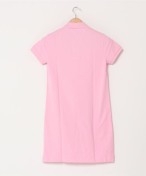 POLO RALPH LAUREN(ポロ ラルフ ローレン)の「コットン メッシュ ポロドレス(ワンピース・レディース・ピンク・SMALL/X-SMALL/MEDIUM/LARGE)」の3枚目の写真