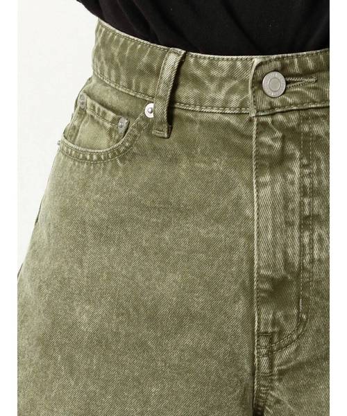 EVRIS（エヴリス）の「BASIC ショートデニムパンツ（デニムパンツ・レディース・ブラック/ブラウン/カーキ・SMALL/MEDIUM）」の20枚目の写真