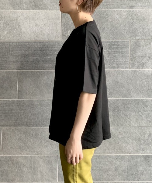 PAGEBOY（ページボーイ）の「プラネットプリントTシャツ（Tシャツ/カットソー・レディース・チャコールグレー/ブラック・FREE）」の11枚目の写真