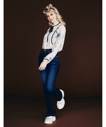 Sov. ポリエステルシフォン<Ｊｅａｎａ>orijinalブラウス ボウタイ Sov. ポリエステルシフォン<Jeana>orijinalブラウス ボウタイ