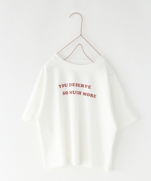 LOWRYS FARM（ローリーズファーム）の「ロゴＴＥＥ　892705（Tシャツ/カットソー・キッズ・ホワイト/ブラック/パープル/オレンジ・MEDIUM/LARGE/X-LARGE）」の2枚目の写真