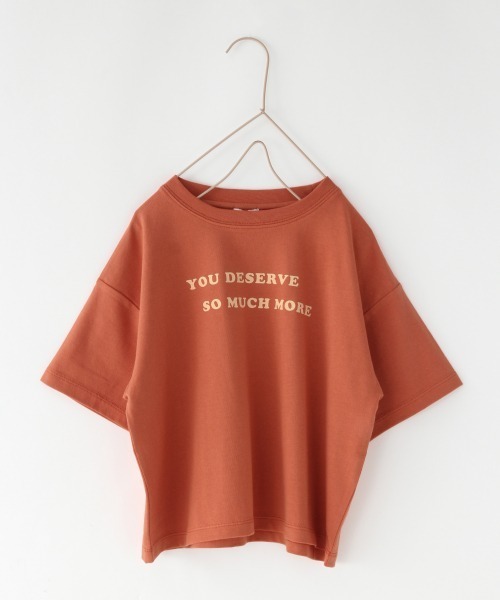 LOWRYS FARM（ローリーズファーム）の「ロゴＴＥＥ　892705（Tシャツ/カットソー・キッズ・ホワイト/ブラック/パープル/オレンジ・MEDIUM/LARGE/X-LARGE）」の4枚目の写真