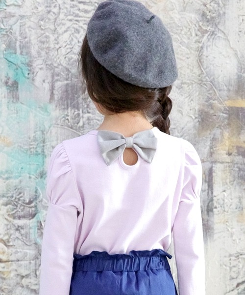 Bee des Bee（ビーデスビー）の「長袖トップス（シャツ/ブラウス・キッズ・ネイビー/ピンク系その他/ベビーピンク/ピンク/杢グレー/ダークブラウン/チョコ/アッシュブラウン/ブラウン系その他/カーキ/ベージュ/ブラウン/ラベンダー/ライトブルー/キャメル/ライトベージュ/ピンク系その他2・150cm/120cm/100cm/140cm/130cm/90cm/110cm）」の16枚目の写真